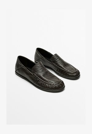 Massimo Dutti, Moccasins - dark brown