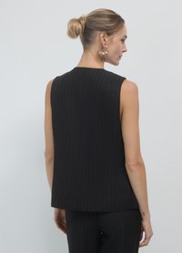 Calliope GESSATO CON ABBOTTONATURA ALTA - Weste - var ultrablack