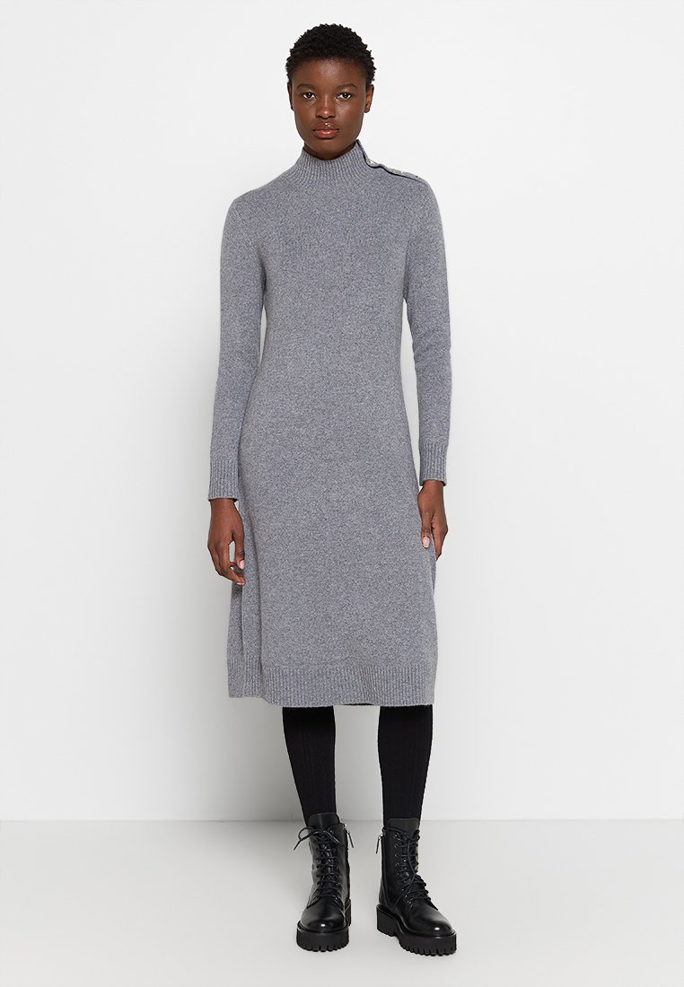 Maje Gebreide jurk grijs Maje Gebreide jurk grijs