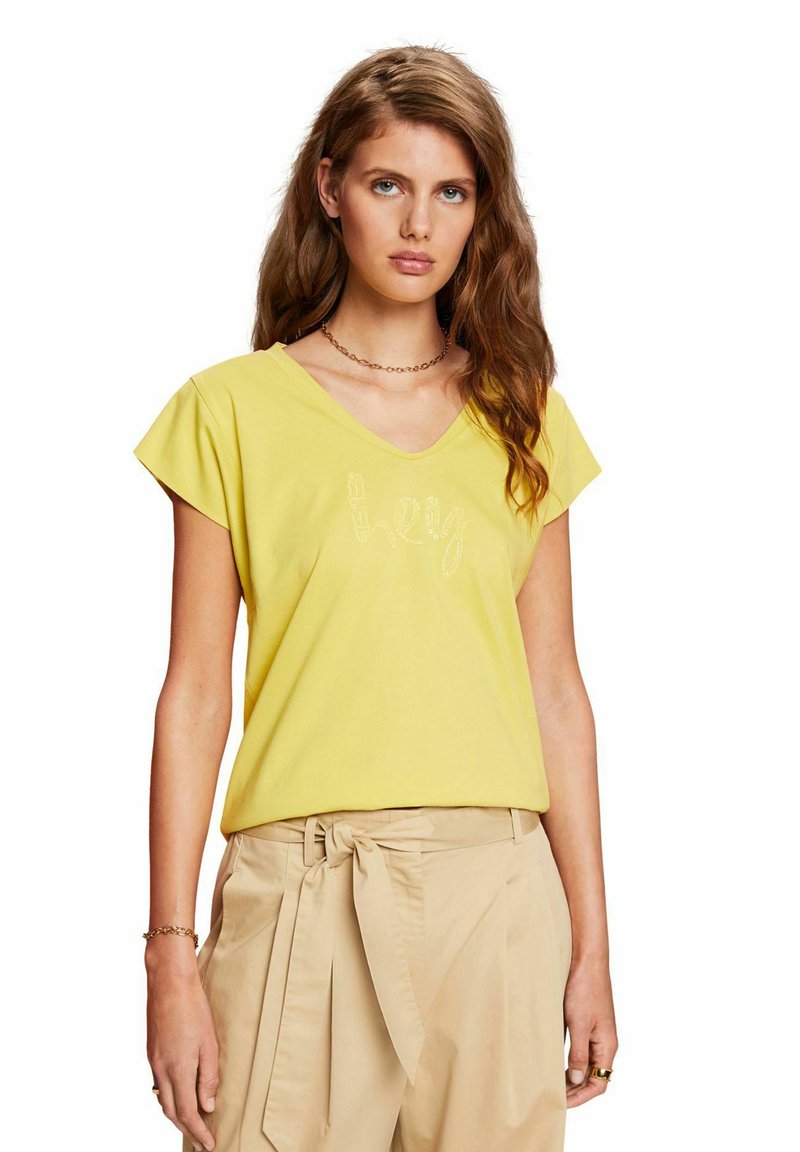 Esprit Collection TShirt basic dusty yellow/gelb Zalando.de