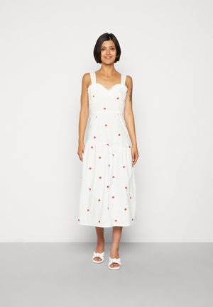 STRAWBERRY AZELIA DRESS - Vestito estivo - white