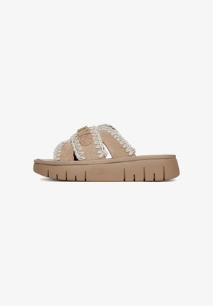 Roxy, ROXY FLIP-FLOPS WOMEN'S BEIGE HY62277-5 - Mules med hæl - beige
