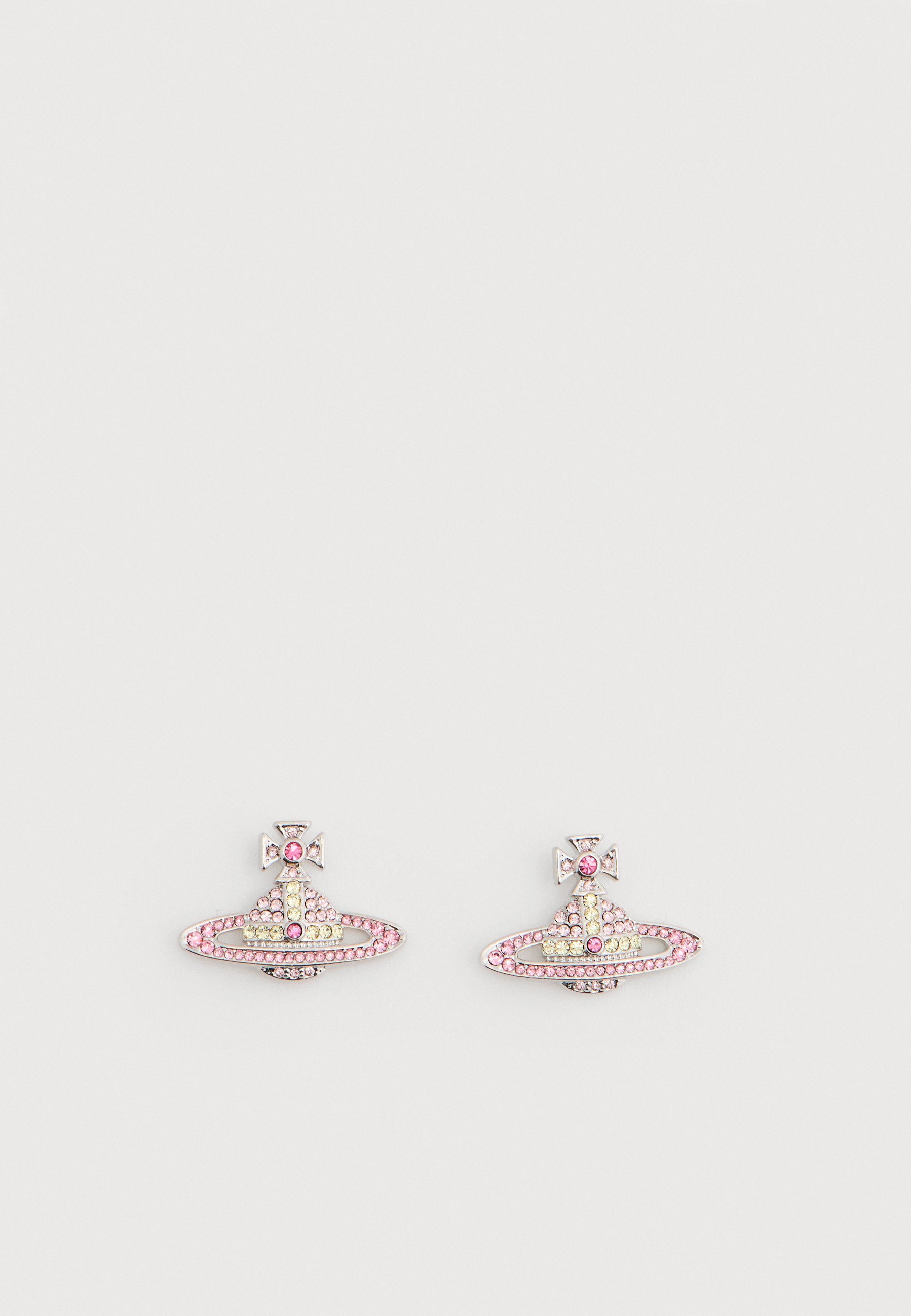 Vivienne Westwood KIKA - Earrings - platinum-coloured/vintage rose