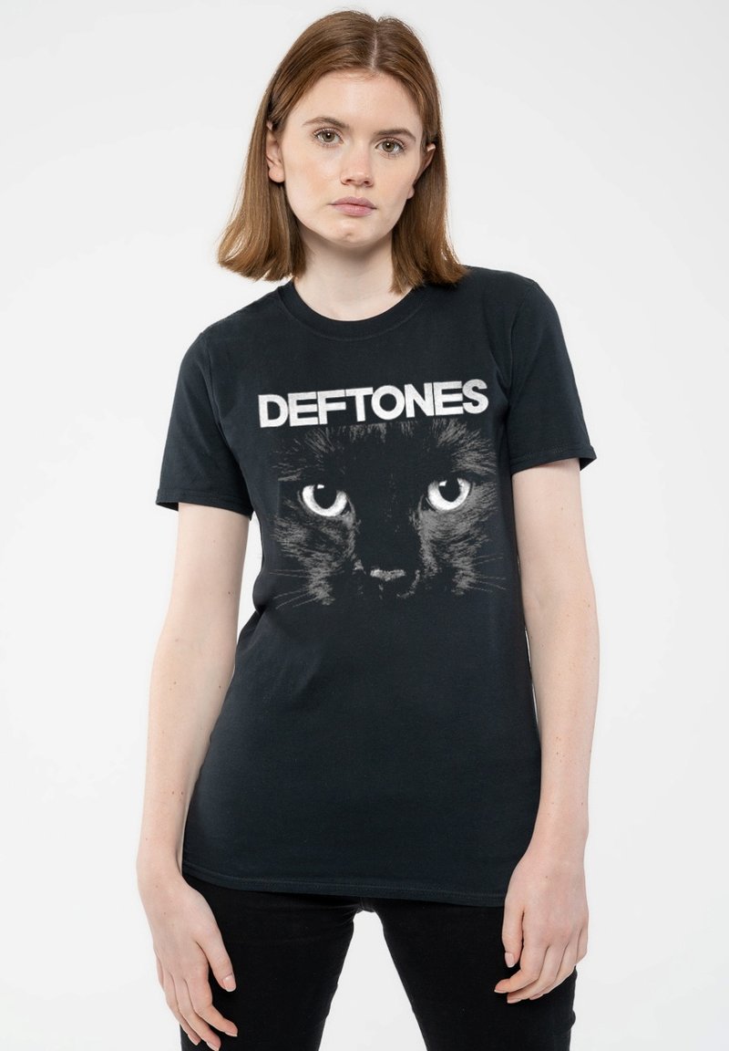 Paradiso Clothing DEFTONES SPHINX CAT EYES - Print T-shirt - black