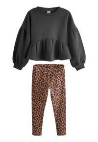 Next PEPLUM CREW AND SET - REGULAR FIT - Bluză de molton - animal