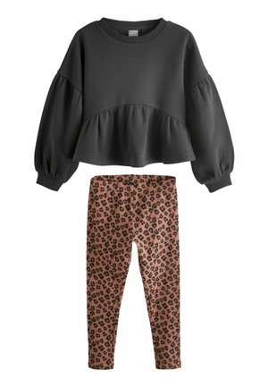 PEPLUM CREW AND SET - REGULAR FIT - Sweatshirt - animal