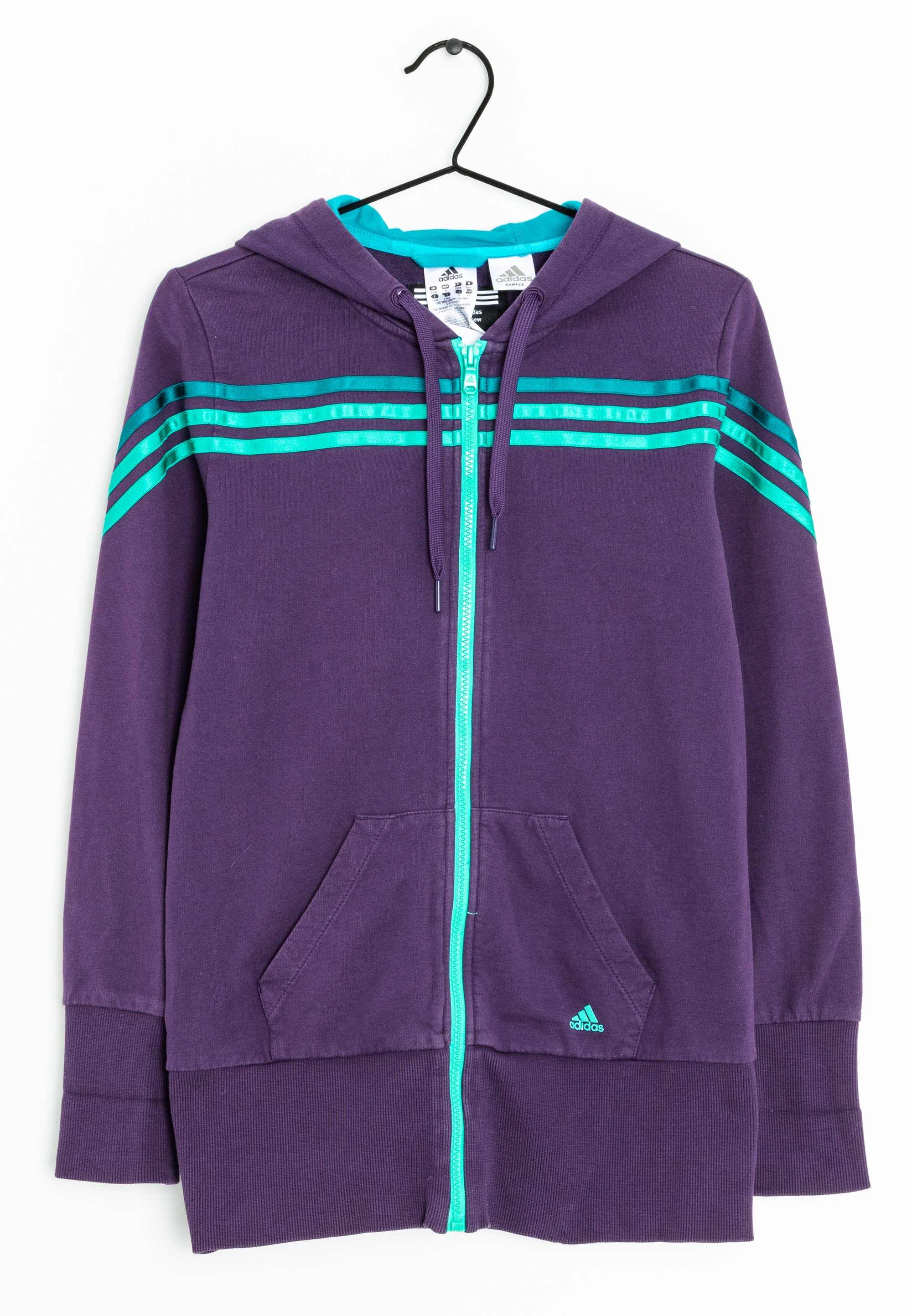 Pullover Adidas Green And Purple Fleece Adidas Half Zip Fleece