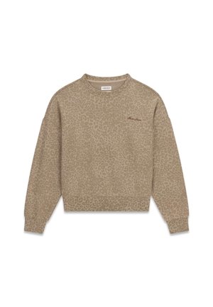 Guess Jeans, SWEATSHIRT MIT LEOPARDENMUSTER - Sweatshirt - beige