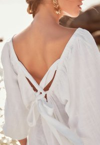 Next PUFF SLEEVE  - Kasdienė suknelė - white