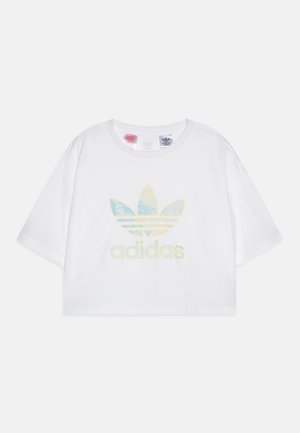 adidas Originals LOOSE TEE JUNIOR - T-shirt imprimé - white
