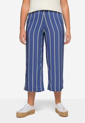 LAURASØN GERADES BEIN TEILELASTISCHER BUND - Pantalones - blue purple