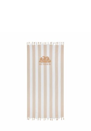 TELO DONNA BOULDERS DURIAN - Telo mare - beige e bianco
