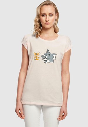 ABSOLUTE CULT TOM AND JERRY-SIMPLE HEADS - T-shirts med print - pink