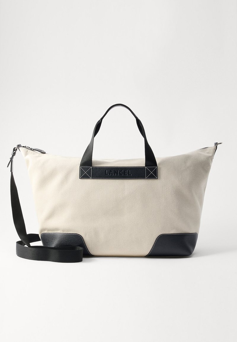 Lancel CHARLIE UNISEX - Mallette - natural/black/beige - ZALANDO.FR
