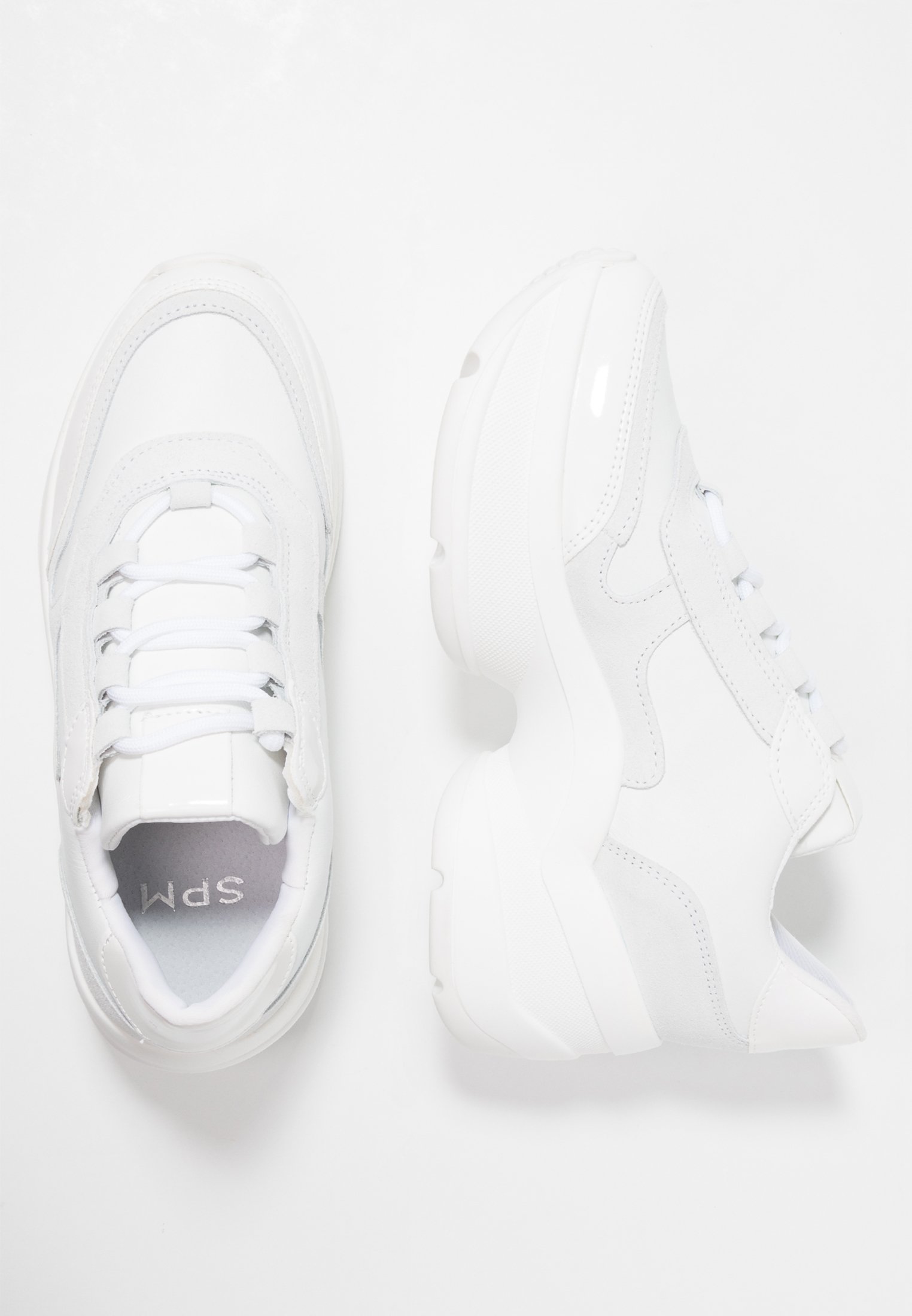 Steven New York SHIZZLE Joggesko whitesilver Zalando.no H.I.S Joggesko whitesilver Zalando.no