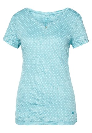 T-shirt med print - light blue
