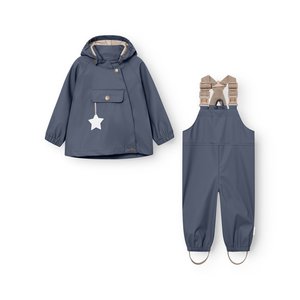 MATWAINIS UNISEX SET - Veste imperméable - ombre blue