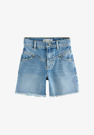 HIGH WAISTED EMMY - Kratke hlače iz džinsa - blue denim