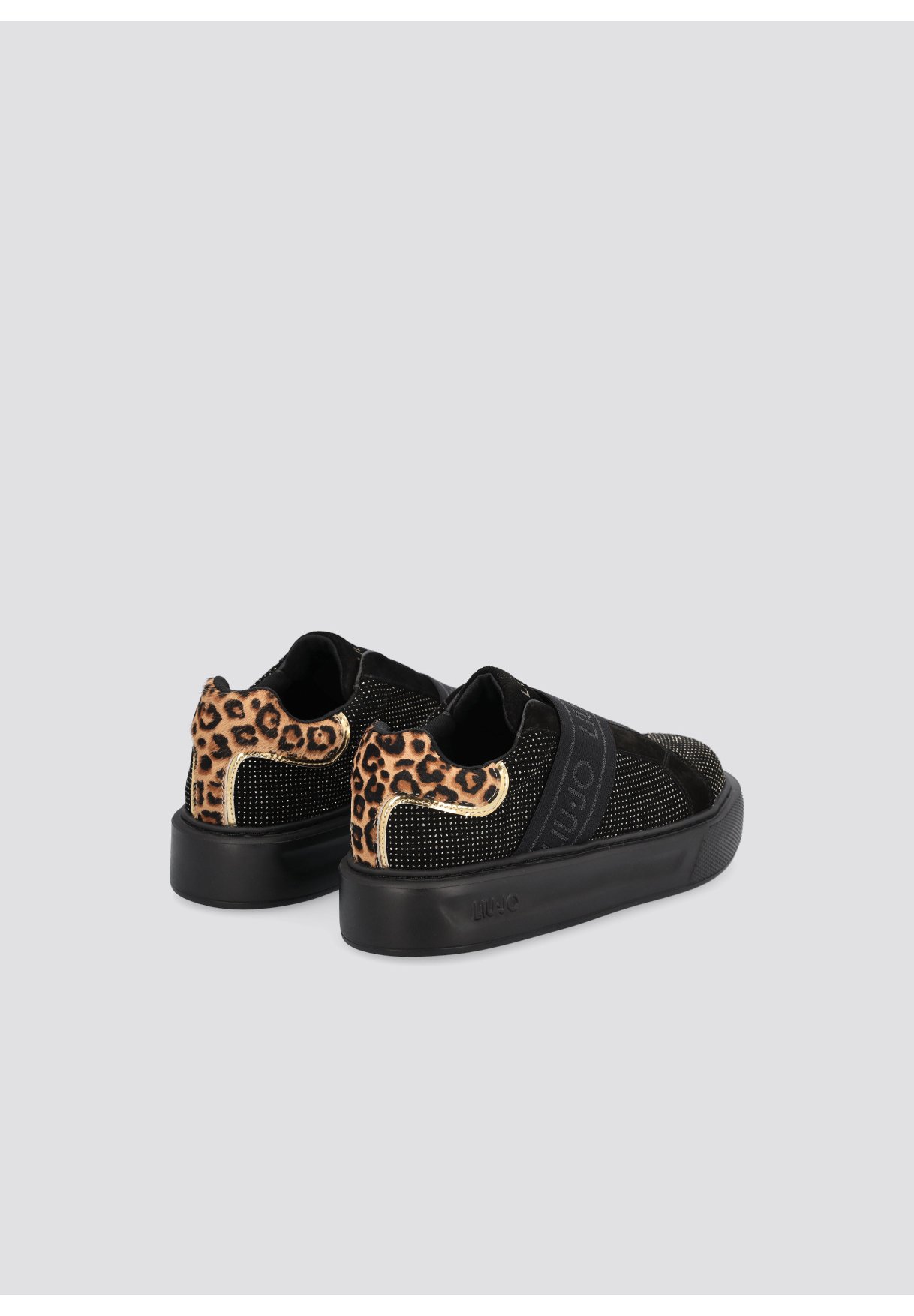 LIU JO WITH GLITTER - Sneakers laag - black/Zwart - Zalando.nl