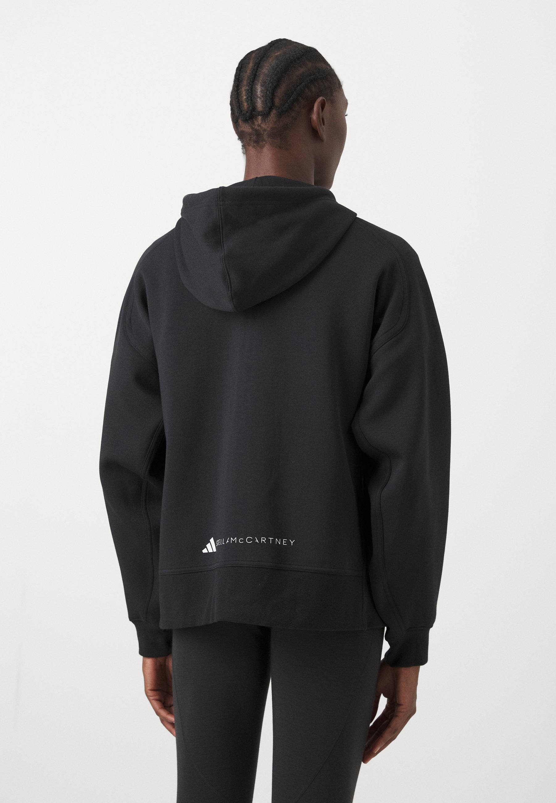 adidas by Stella McCartney HOODIE - Zip-up sweatshirt - black