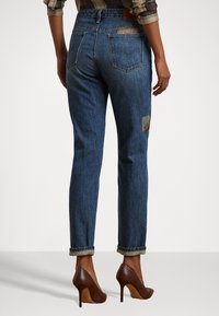 Lauren Ralph Lauren Petite PATCHWORK BOYFRIEND ANKLE JEAN - Džinsi ar taisnām starām - harvest wash