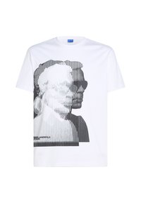 Karl Lagerfeld Jeans KARL PRINT - Apdrukāts T-krekls - white
