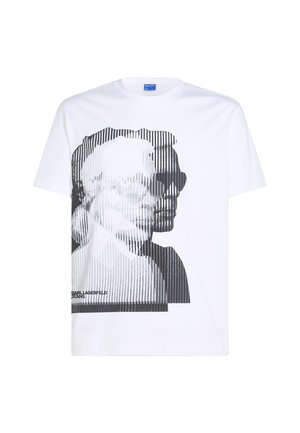 Karl Lagerfeld Jeans KARL PRINT - Majica kratkih rukava s printom - white