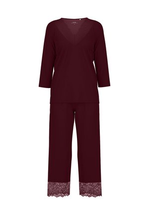 Calida, 7/8-PYJAMA SET - Nachtwäsche Set - royal red