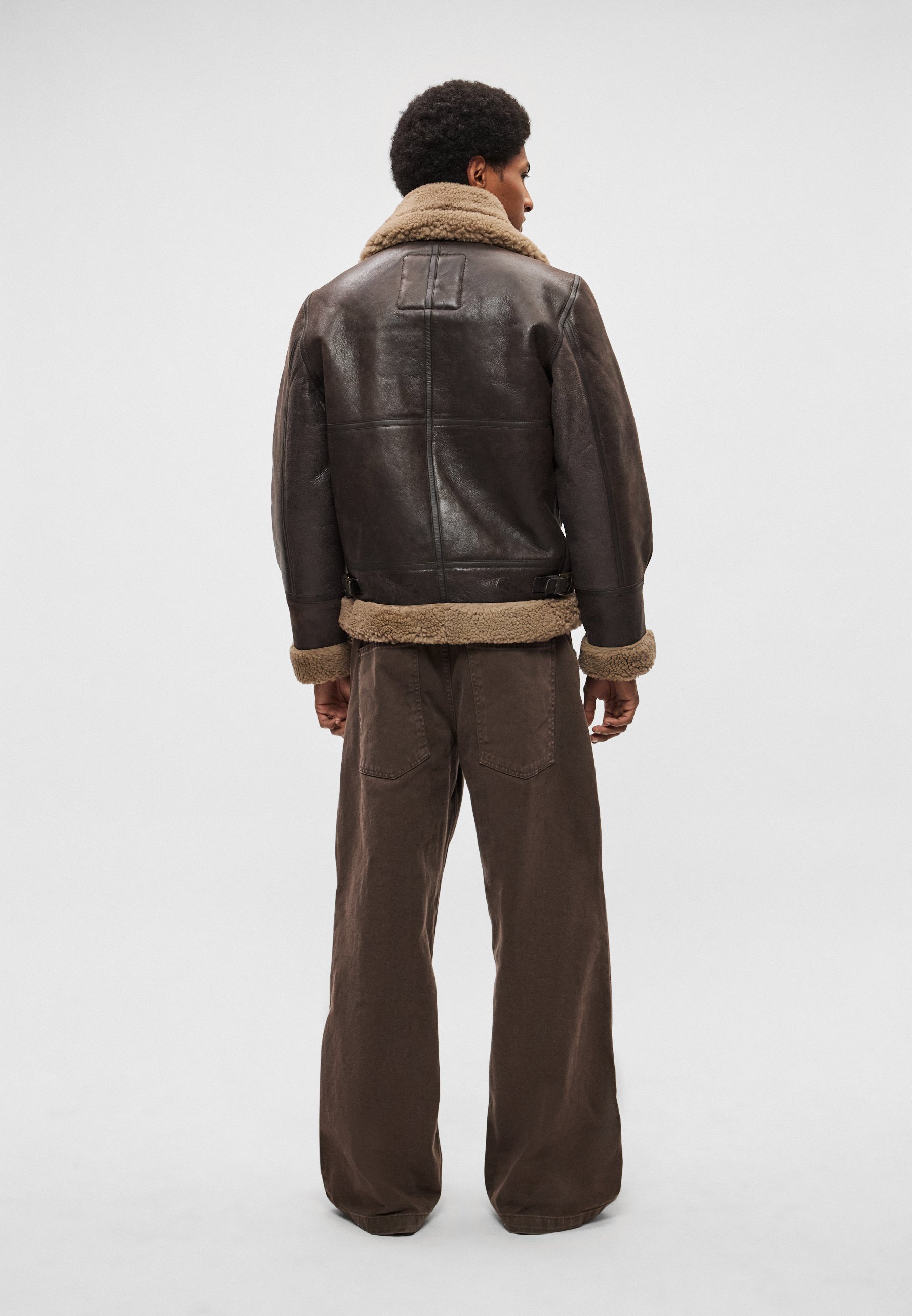 Schott Leather jacket - cordovan/brown - Zalando.co.uk