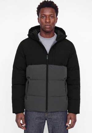 Jack & Jones, JJEBECKS PUFFER SN - Зимно яке - asphalt