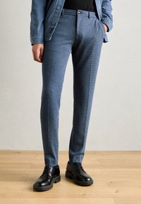 Scotch & Soda - MOTT TAILORED - Chinos - navy houndstooth Thumbnail Image 1