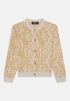 Versace SWEATER BAROCCO  - Chaqueta de punto - ivory/gold coloured