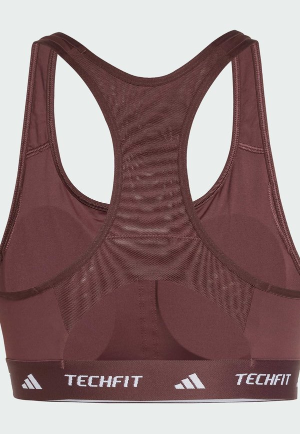 Medium support sports bra - aurora ruby4