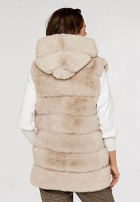 Apricot HOODED - Bodywarmer - stone