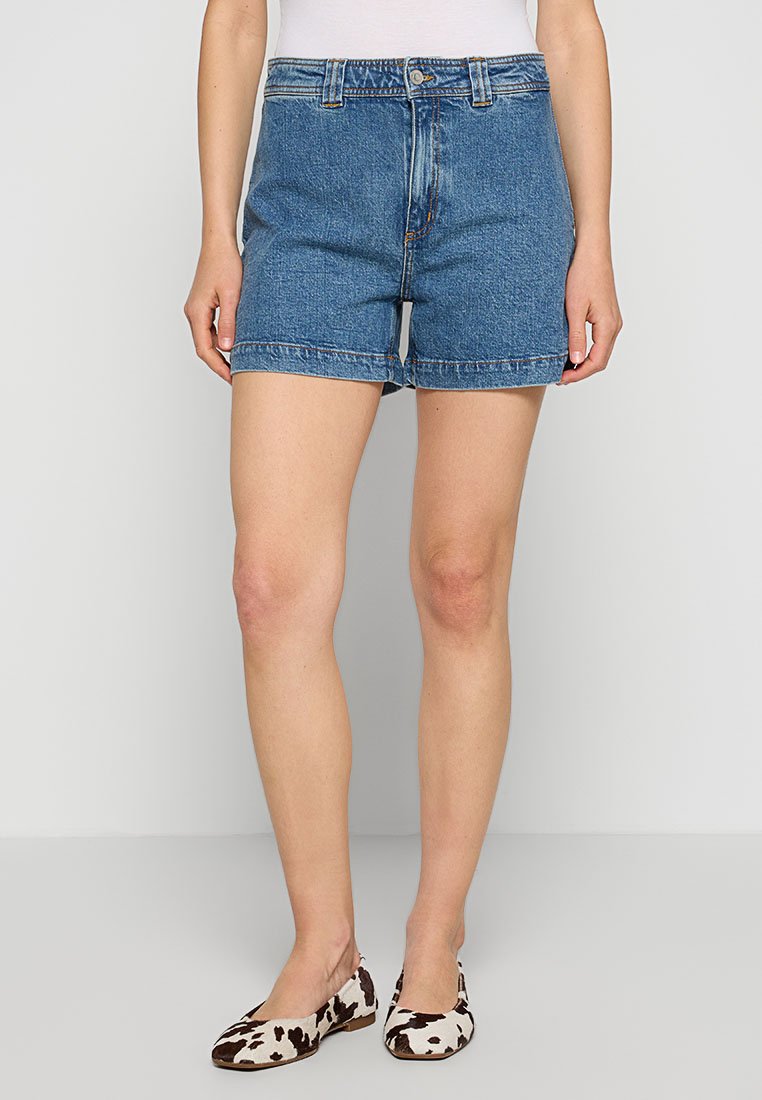& Other Stories Jeansshort blauw