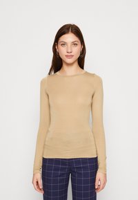 JJXX JXHARMONY TIGHT DREAM O
NECK TEE  - Top dugih rukava - incense