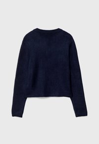Stradivarius BUTTONED - Cardigan - dark blue