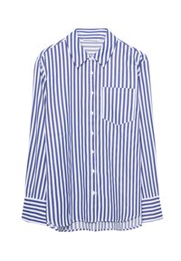 STRIPED WITH POCKET - Košilová halenka  - dark blue
