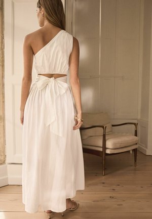 Next PREMIUM ONE SHOULDER REGULAR FIT - Maksimekko - white