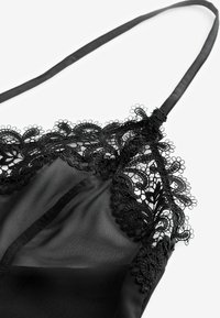 Next EMBROIDERED SLIP - REGULAR FIT - Camicia da notte - black
