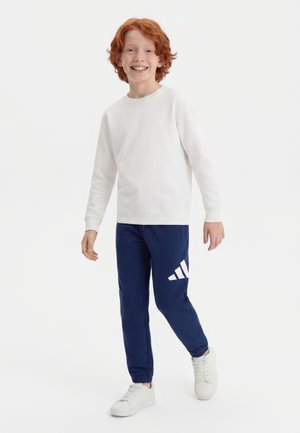 adidas Performance JUNIOR UNISEX - Pantaloni de trening - dark blue/white