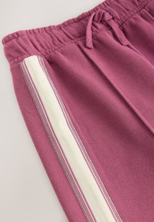 Next SIDE STRIPE WIDE LEG JOGGERS - Verryttelyhousut - burgandy red