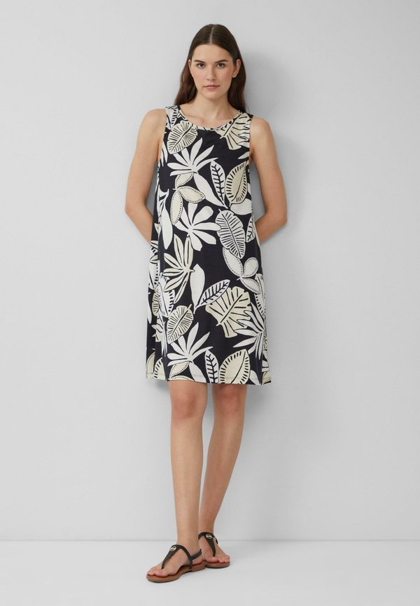 KURZES MIT CUT-OUT-DETAIL - Jerseykleid - schwarz