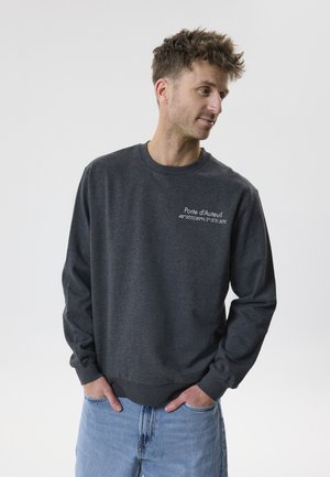 TWO SOON RUNDHALS LOGO - Felpa - black