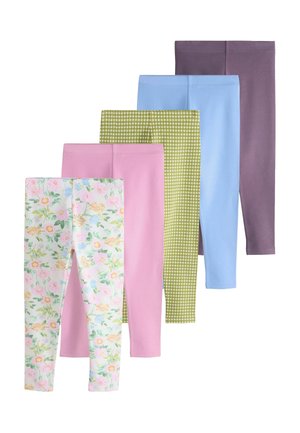 REGULAR FIT  5 PACK   - Legíny – nohavice - pink floral