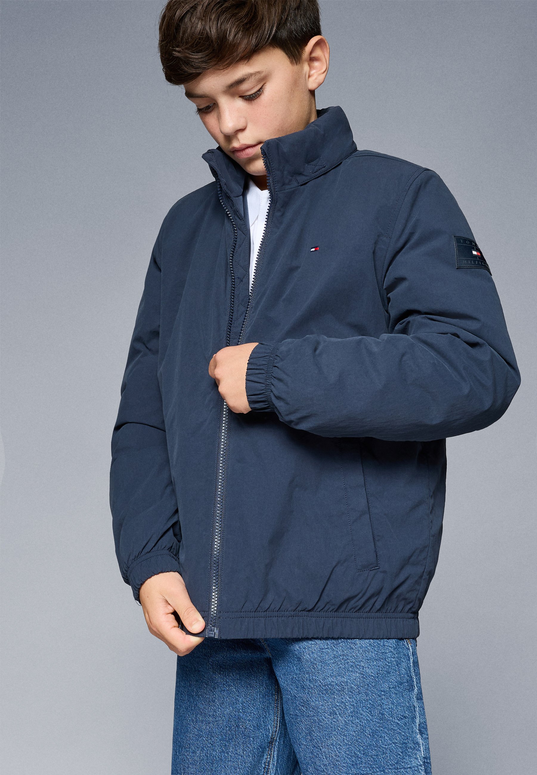 Tommy Hilfiger ESSENTIAL PACKABLE HOOD PADDED JACKET - Light 