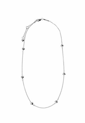MIT HERZANHÄNGER - Halskette - silver coloured