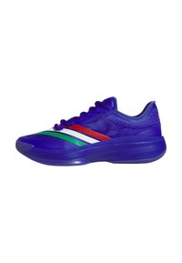 adidas Performance ADIZERO SELECT - Chaussures de basket - lucid blue gold metallic cloud white/bleu - ZALANDO.FR