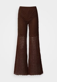 GINIKA TROUSERS - Kalhoty - brown