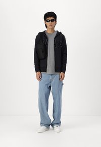 GAP HERITAGE LOGO - Felpa con zip - light grey